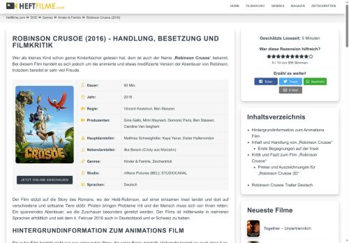 ROBINSON CRUSOE (3D)