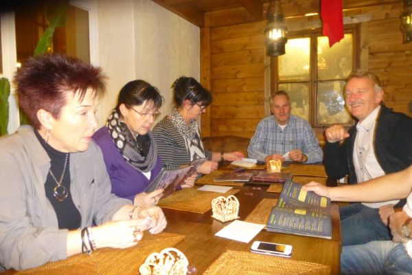 Weinachtsfeier der Sparkle Devils am 16.03.2013 im Steakhouse Texas