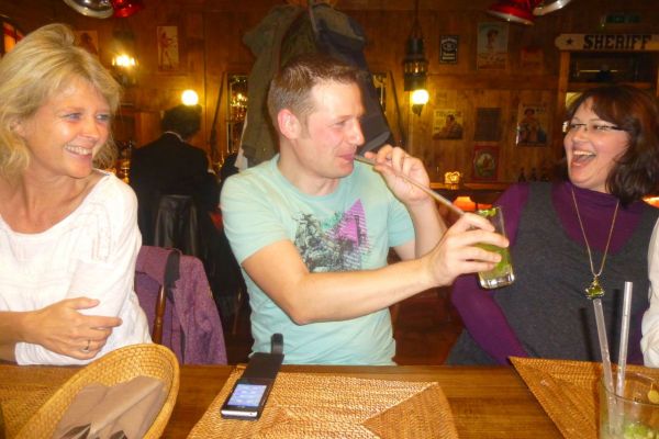 Weinachtsfeier der Sparkle Devils am 16.03.2013 im Steakhouse Texas