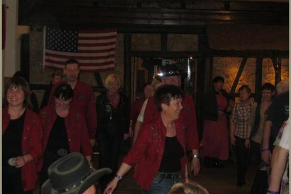 17.03.2012 Linedanceparty der Cracy Ponys in Salomonsborn im Gasthaus Hohe Warte