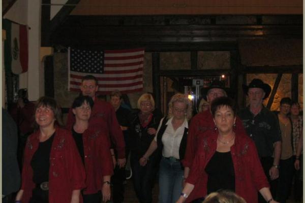17.03.2012 Linedanceparty der Cracy Ponys in Salomonsborn im Gasthaus Hohe Warte
