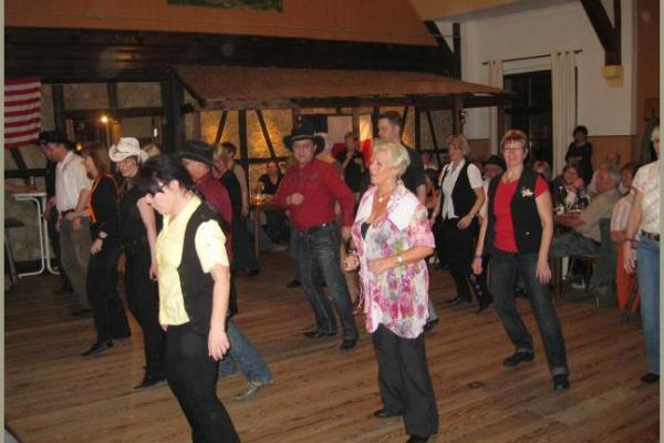 17.03.2012 Linedanceparty der Cracy Ponys in Salomonsborn im Gasthaus Hohe Warte