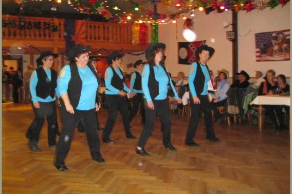 Linedance-Party der Dancing Badgers anlasslich des 6. Jahrestages mit DJ K.-D.