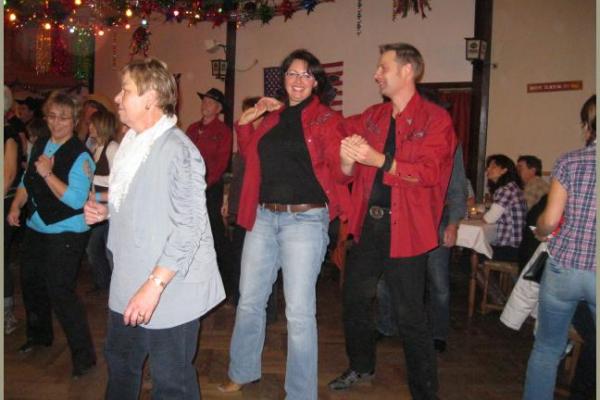 Linedance-Party der Dancing Badgers anlasslich des 6. Jahrestages mit DJ K.-D.