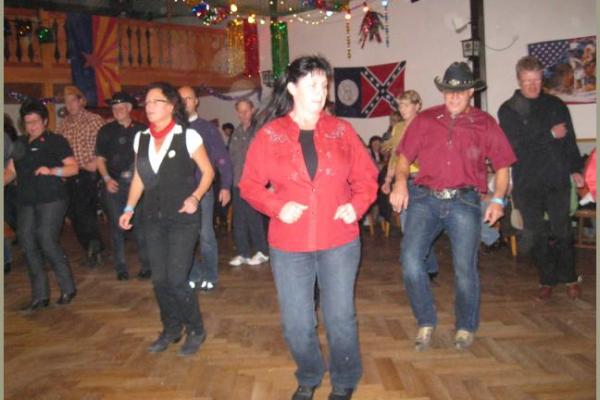 Linedance-Party der Dancing Badgers anlasslich des 6. Jahrestages mit DJ K.-D.