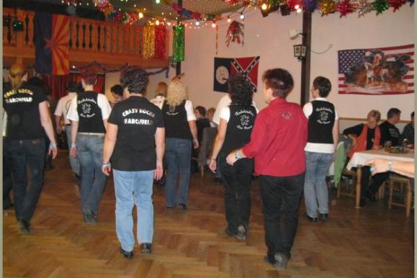 Linedance-Party der Dancing Badgers anlasslich des 6. Jahrestages mit DJ K.-D.
