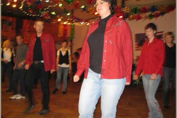 Linedance-Party der Dancing Badgers anlasslich des 6. Jahrestages mit DJ K.-D.
